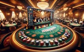 Antarmuka platform ayobet menampilkan berbagai kategori permainan: kasino langsung, sportsbook, dan slot di aplikasi mobile